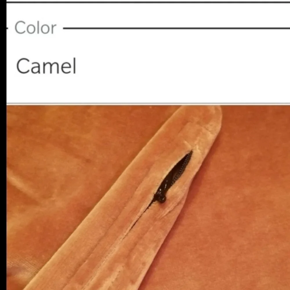 2 Woven Nook velvet / Fall pillow cover camel brown  yellow